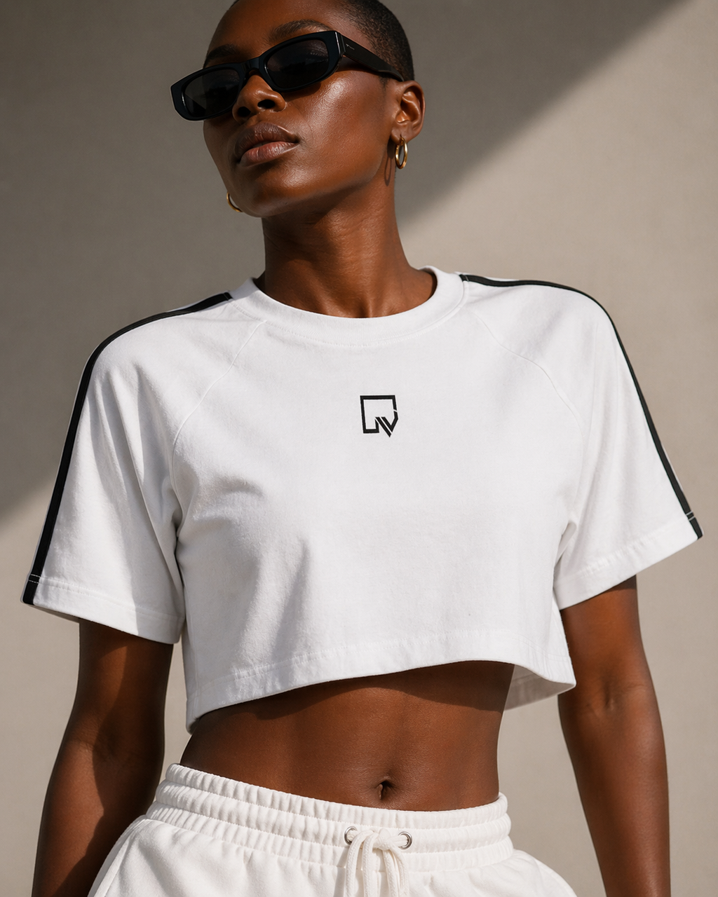 Essence Crop Top - White