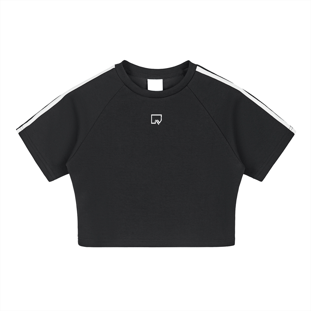 Essence Crop Top- Black