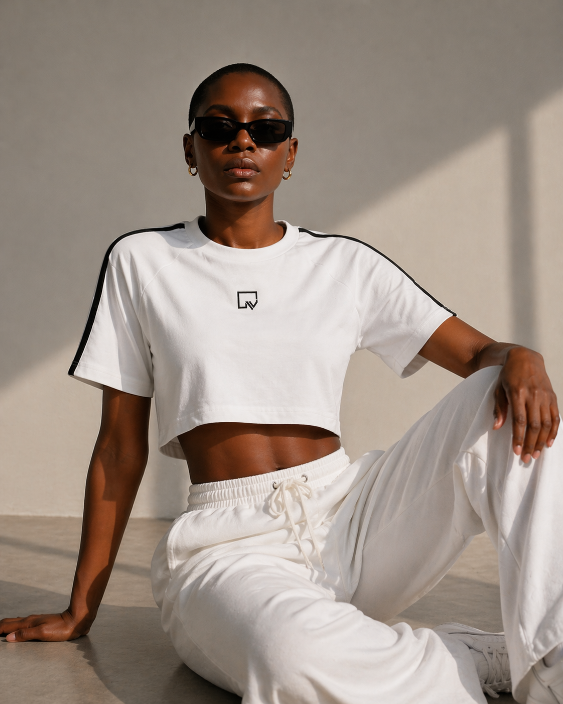 Essence Crop Top - White
