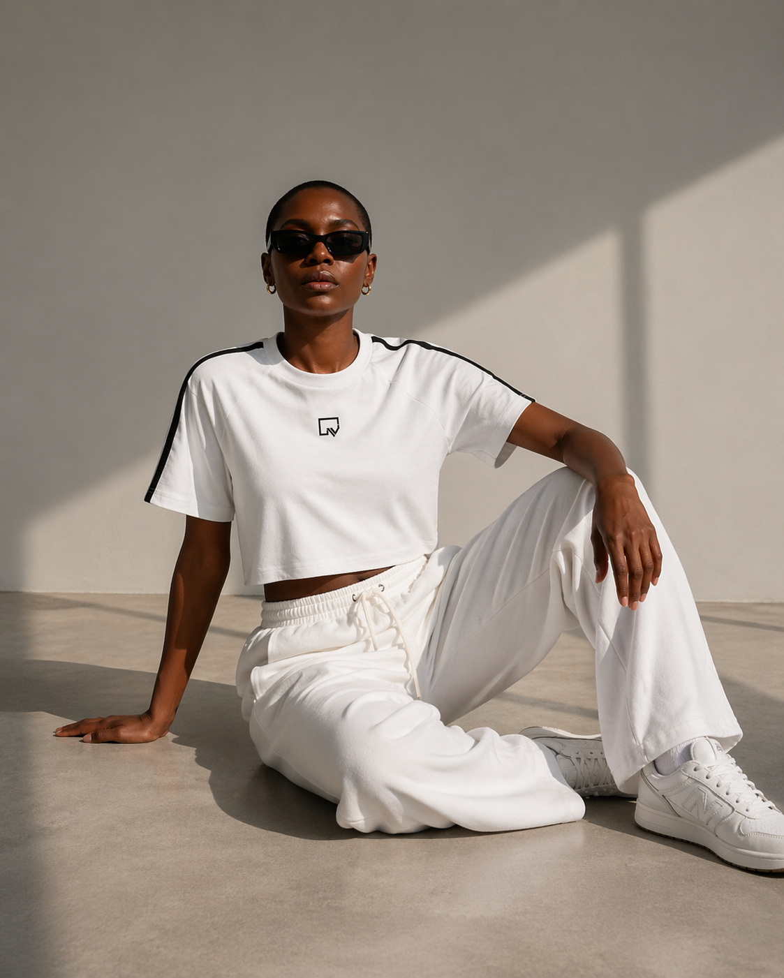 Essence Crop Top - White