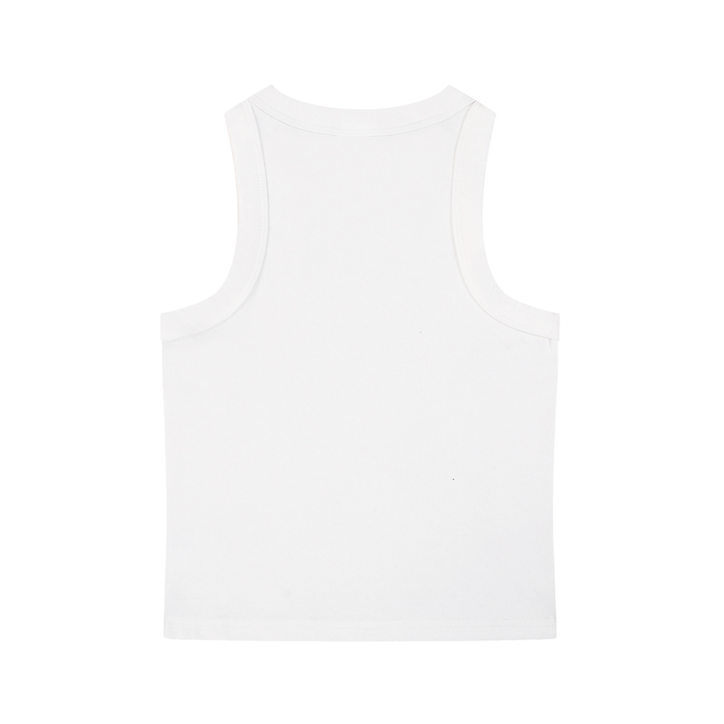 One of One Tank Top | White