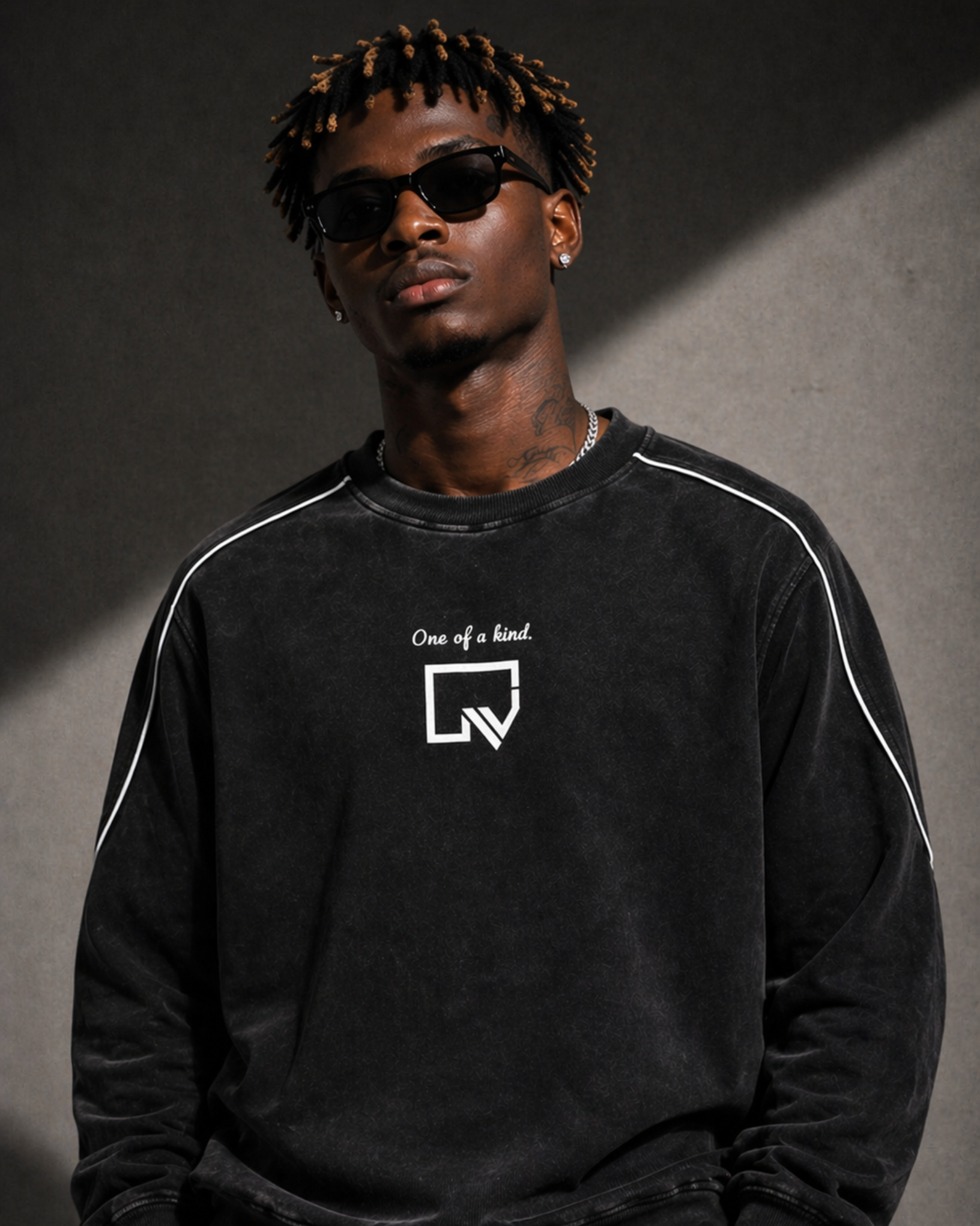 One of a kind Washed Crew