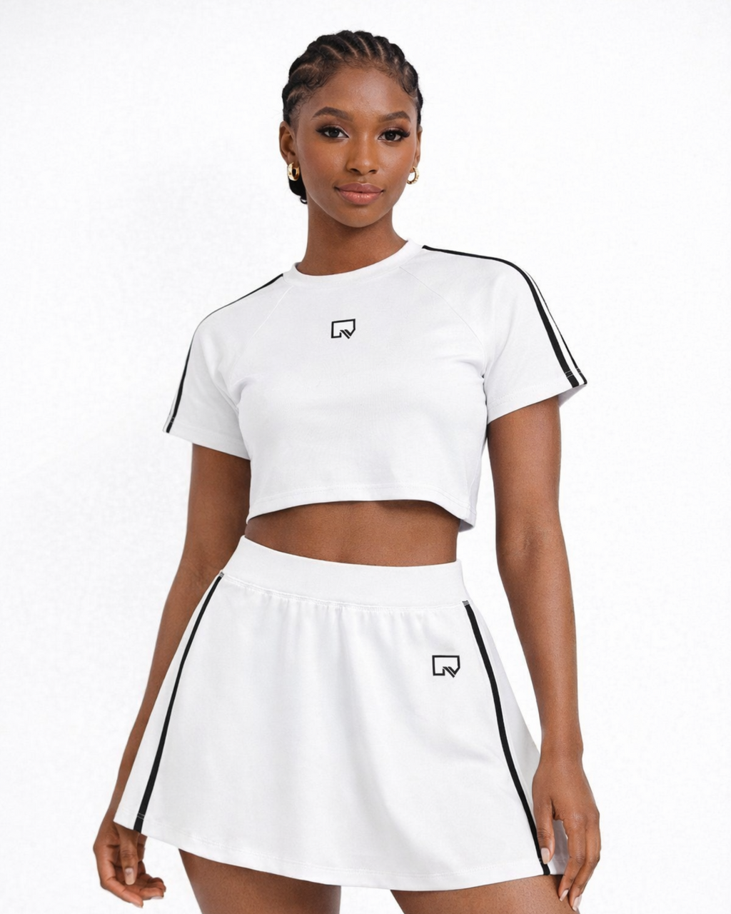 Essence Crop Top - White